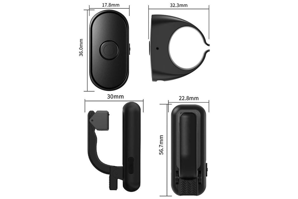 Portable Hands-Free Kindle Page Turner Remote Control - White