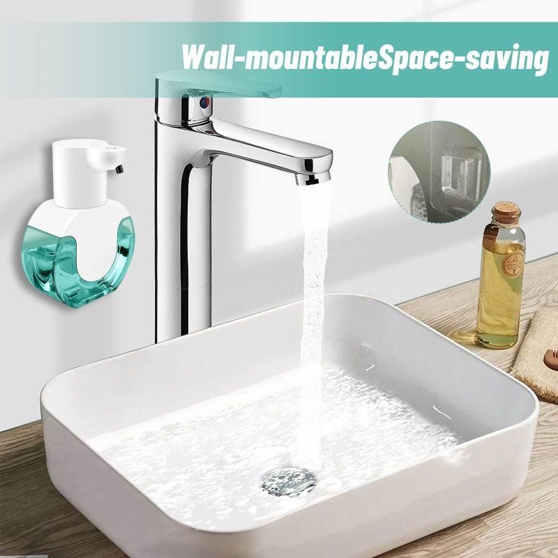 420ml Battery Powered Automatic Foam Soap Dispenser 4 Speed Adjustable Induction Type