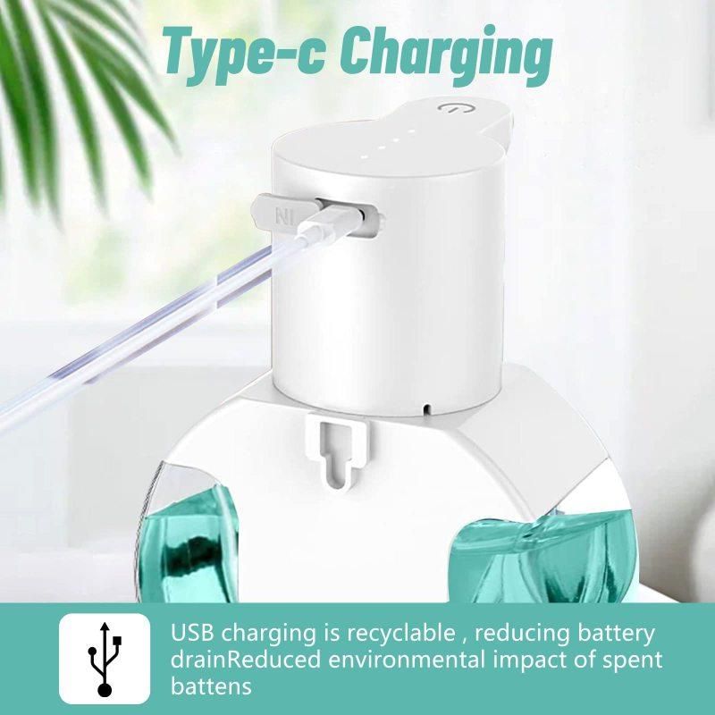 420ml Battery Powered Automatic Foam Soap Dispenser 4 Speed Adjustable Induction Type