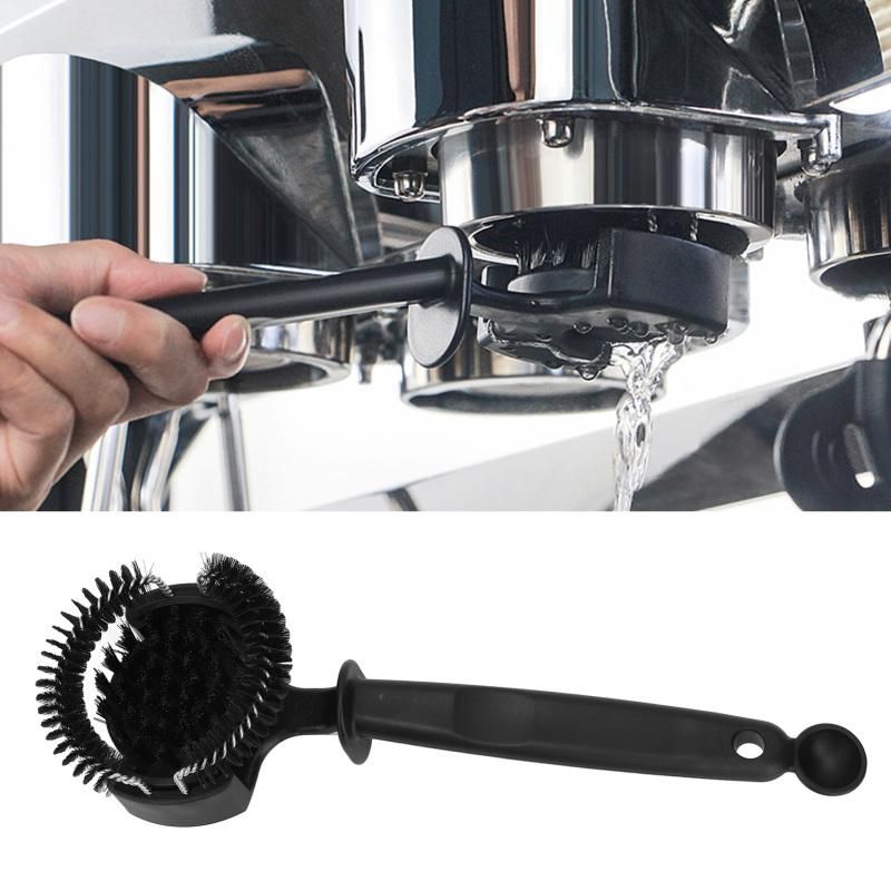 Coffee Machine Brewing Head Clean Brush Removable Coffee Maker Cleaning Brush Tool 58MM