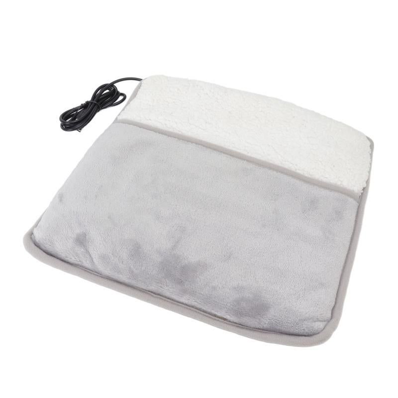 USB Electric Foot Warmer 5V Fast Heating Removable Washable Soft Foot Cover for Winter