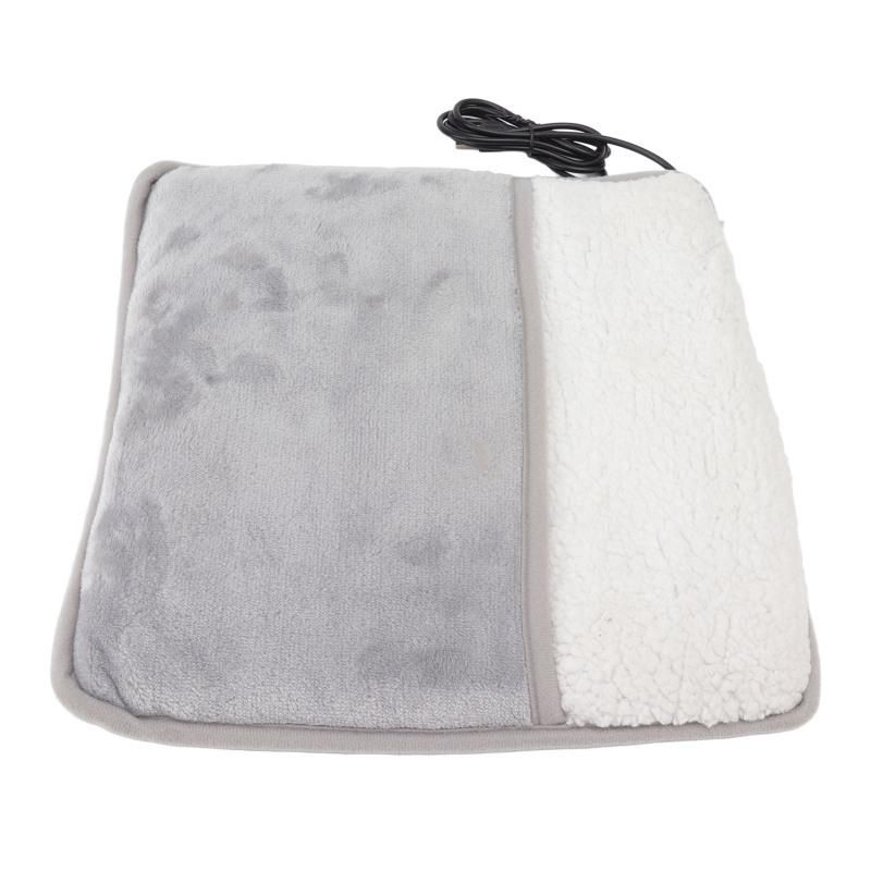 USB Electric Foot Warmer 5V Fast Heating Removable Washable Soft Foot Cover for Winter