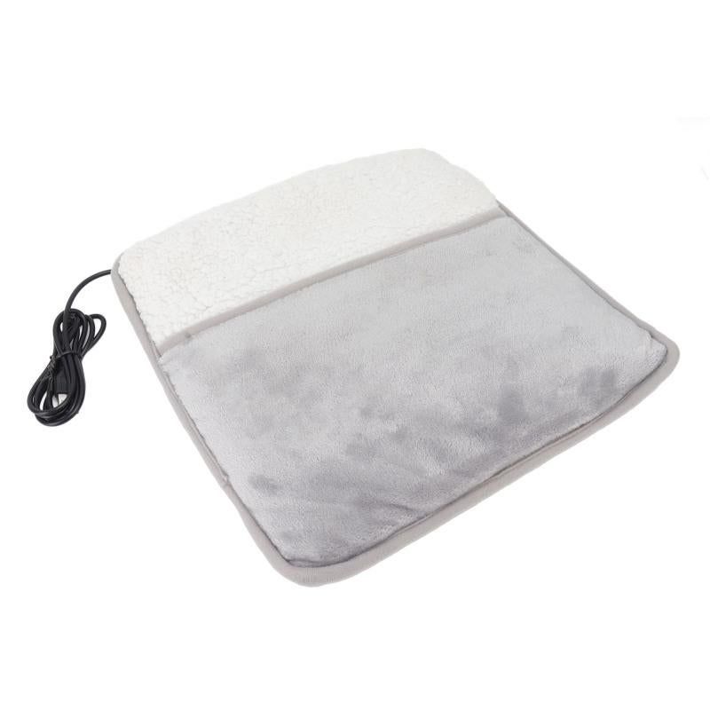 USB Electric Foot Warmer 5V Fast Heating Removable Washable Soft Foot Cover for Winter