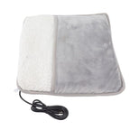 USB Electric Foot Warmer 5V Fast Heating Removable Washable Soft Foot Cover for Winter