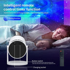 LED Starry Sky Projector Light Bedroom Ambient Light USB Night Light Bluetooth Speaker: White