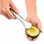 3-in-1 Stainless Steel Avocado Prep Tool, Slicer Pitter Scoop Fruit Gadget