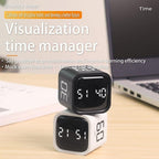 Bucket timer, rotating timer, 5/10/30/60 minutes and custom countdown(black)