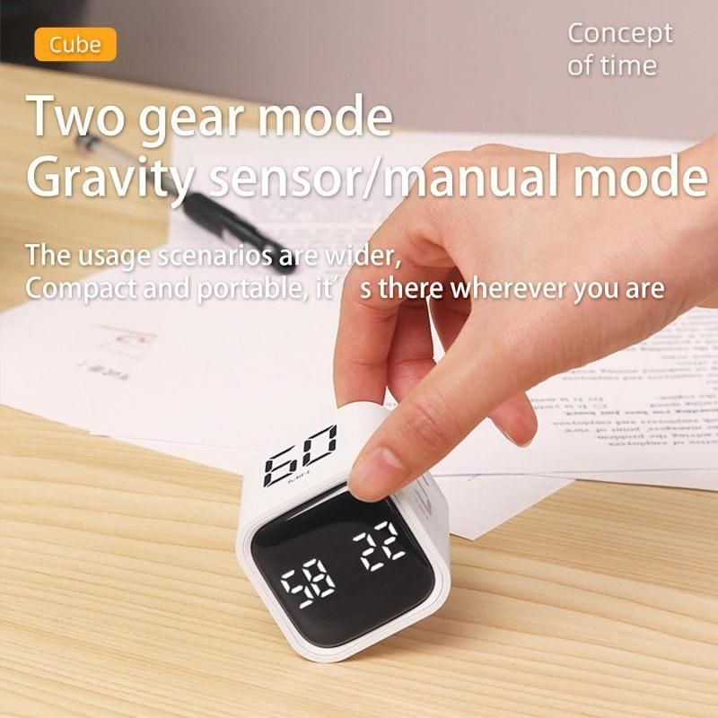 Bucket timer, rotating timer, 5/10/30/60 minutes and custom countdown(black)