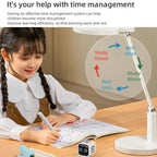 Cube Timer F4 Gravity Flip Rechargeable Countdown Clock LED Display White