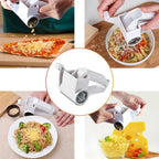 Handheld Rotary Stainless Steel Cheese Grater Multifunctional Vegetable Chocolate Shredder Slicer