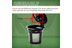 3PC Reusable Coffee Capsules - Black