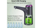 Rechargeable Portable Water Dispenser for 2–5 Gallon Bottles, BPA-, Ideal for Home RV Camping