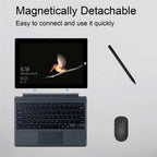 Bluetooth Tablet Keyboard with Touchpad for Surface Pro 5 Pro 6 Pro 7 Pro 7 Plus 12.3 Inch Dark Gray
