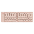 Foldable Bluetooth Keyboard B023 Dual Fold Portable Keyboard 3 Device Connection Green