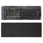 Foldable Keyboard F69 Transparent Bluetooth Keyboard Triple Device Connection