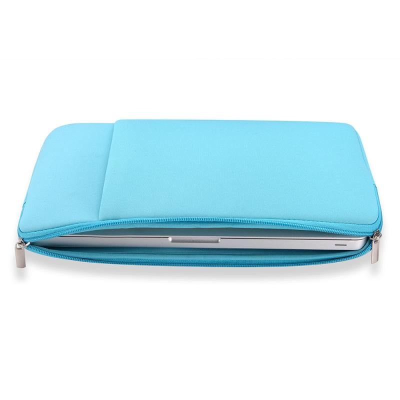 Laptop Sleeve Soft Zipper Pouch 13in Laptop Bag Replaent for MacBook Air Pro Ultrabook, Black
