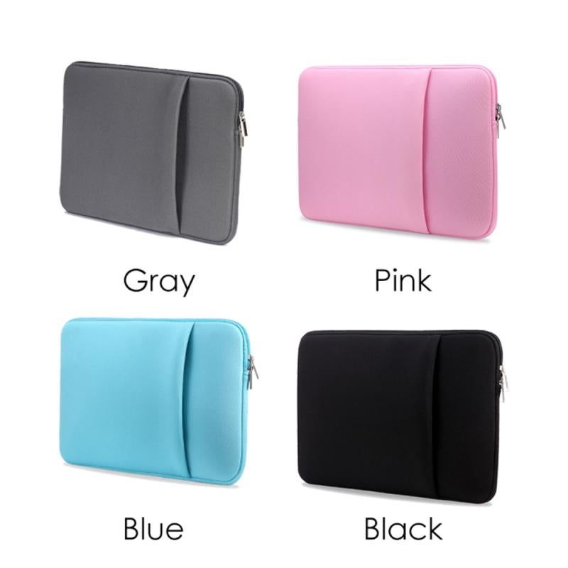 Laptop Sleeve Soft Zipper Pouch 13in Laptop Bag Replaent for MacBook Air Pro Ultrabook, Black