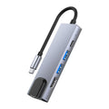 USB C Hub 5 in 1 Type C Docking Station 4K HDMI USB 3.0 RJ45 PD Adapter
