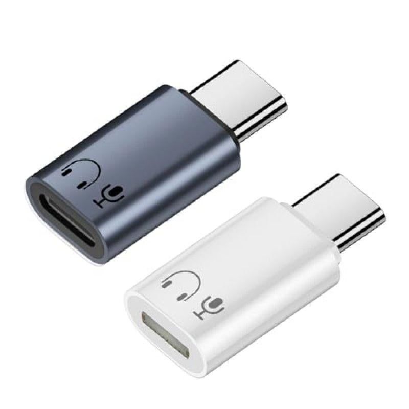 USB-C to Lightning Female Audio Adapter Music Call Wire Control Charging Function Disabled