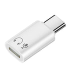 USB-C to Lightning Female Audio Adapter Music Call Wire Control Charging Function Disabled