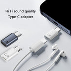 USB-C to Lightning Female Audio Adapter Music Call Wire Control Charging Function Disabled
