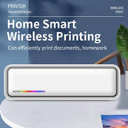 X9 A4 Inkless Thermal Printer USB + Bluetooth Portable Printer Gray