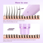 2-in-1 Electric Women's Shaver for Private Care, Bikini Trimmer, Painless & Wet/Dry, Rechargeable - Purple