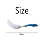 Anti-Slip Bath Body Brush - 39cm Curved Long Handle Shower Brush for Elderly