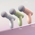 3-Speed Mini Portable Fascia Gun, USB-Rechargeable Low-Noise Muscle Massage Gun for Fitness and Home Use—Pink
