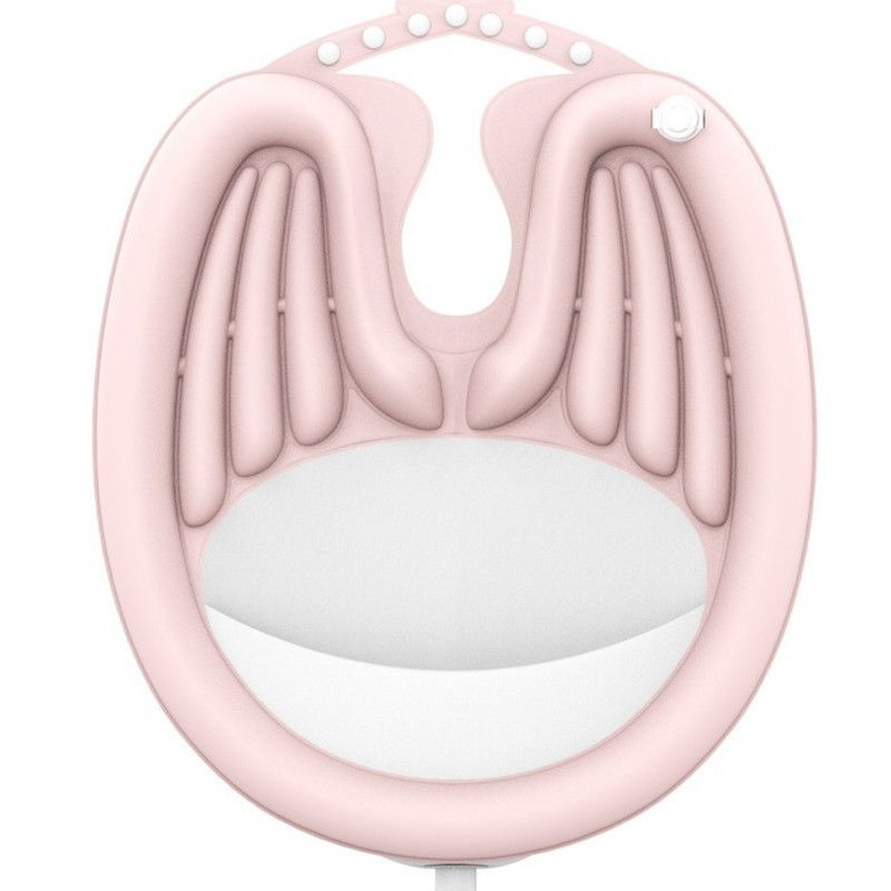 Inflatable Reclining Hair Washing Basin Set, Portable Foldable Shampoo Sink for Pregnant Women, Bedridden Elderly, and Home Use—Pink