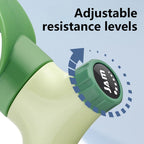 Adjustable Resistance Breathing Trainer, Portable Lung Capacity Exerciser, Respiratory Training Device for Home Use—Green