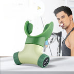 Adjustable Resistance Breathing Trainer, Portable Lung Capacity Exerciser, Respiratory Training Device for Home Use—Green