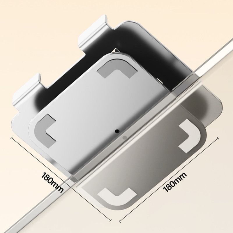 Laptop Stand, Thick Dual-Arm Height-Adjustable Cooling Riser, Compatible with Laptops Up to 17.3 Inches—Silver