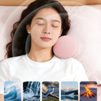 Ultra-Thin Bedside Bluetooth Speaker, White Noise Sleep Aid Speaker with 3-Step Timer—Blue