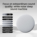 Ultra-Thin Bedside Bluetooth Speaker, White Noise Sleep Aid Speaker with 3-Step Timer—Gray