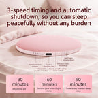 Ultra-Thin Bedside Bluetooth Speaker, White Noise Sleep Aid Speaker with 3-Step Timer—Gray