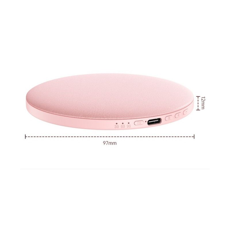 Ultra-Thin Bedside Bluetooth Speaker, White Noise Sleep Aid Speaker with 3-Step Timer—Pink