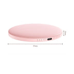 Ultra-Thin Bedside Bluetooth Speaker, White Noise Sleep Aid Speaker with 3-Step Timer—Pink