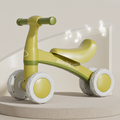 Balance Bike, Pedal-Less Baby Scooter, Toddler Learning Walker with Music for Ages 1–3 – Green