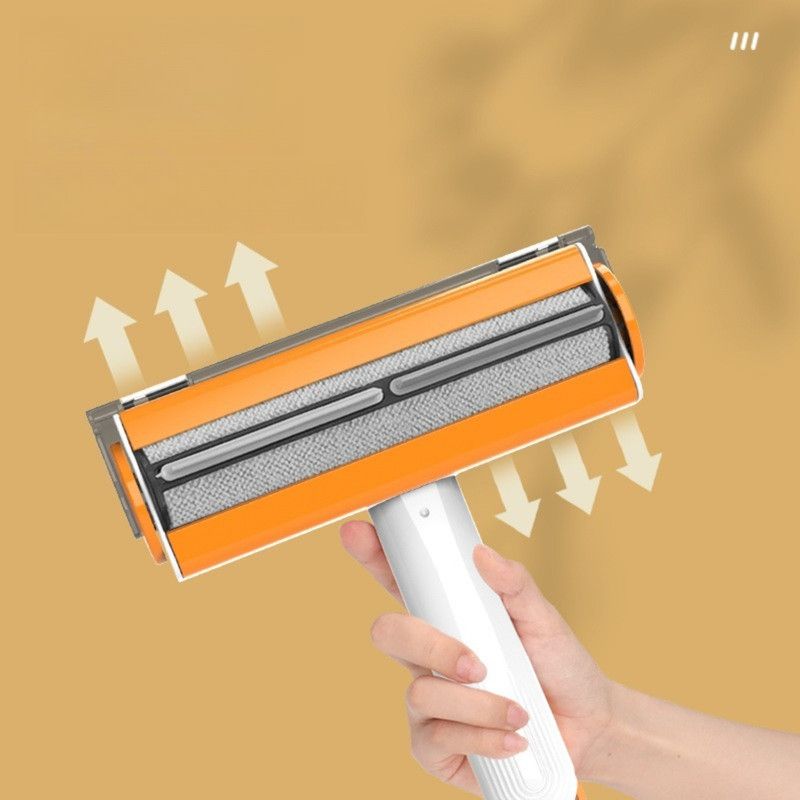 Two-way Roller Pet Lint Remover, Reusable Washable Hair Remover, Cleaner For Sofa, Bedding & Clothes