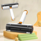 Two-way Roller Pet Lint Remover, Reusable Washable Hair Remover, Cleaner For Sofa, Bedding & Clothes