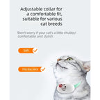 djustable Pet Laser Play Collar Toy USB Chargable Interactive Cat Training Exercise Toy