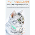 djustable Pet Laser Play Collar Toy USB Chargable Interactive Cat Training Exercise Toy