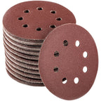 125mm 8 Hole Sanding Discs P100 Grit Hook and Loop Orbital Sander Sandpaper 100 Pack