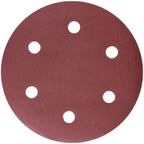 225mm 6 Hole Drywall Sanding Discs P180 Grit Hook and Loop Wall Sander Sandpaper 10 Pack