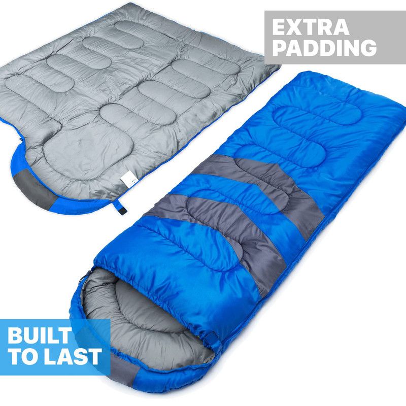 3 Season Lightweight Camping Sleeping Bag, Portable Compact Backpacking Sleep Sack for Outdoor Hiking Travel