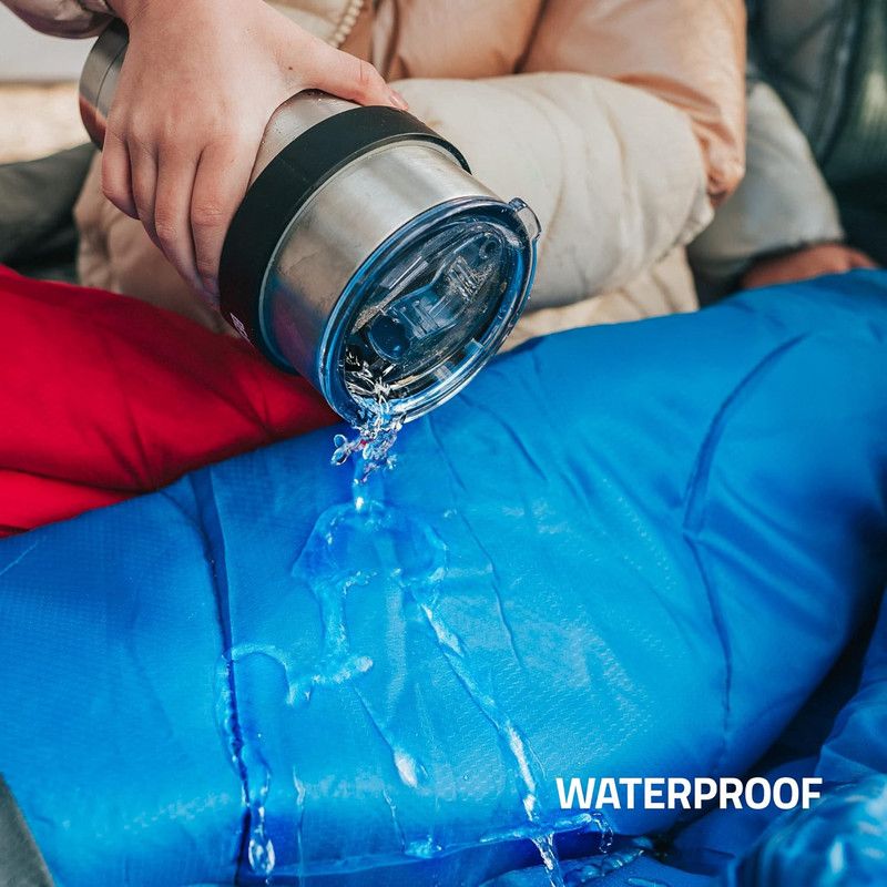 3 Season Lightweight Camping Sleeping Bag, Portable Compact Backpacking Sleep Sack for Outdoor Hiking Travel