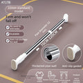 No Drill Tension Shower Curtain Rod 22mm Diameter Extendable Clothes Rail 70-120cm