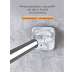 No Drill Tension Shower Curtain Rod 22mm Diameter Extendable Clothes Rail 70-120cm