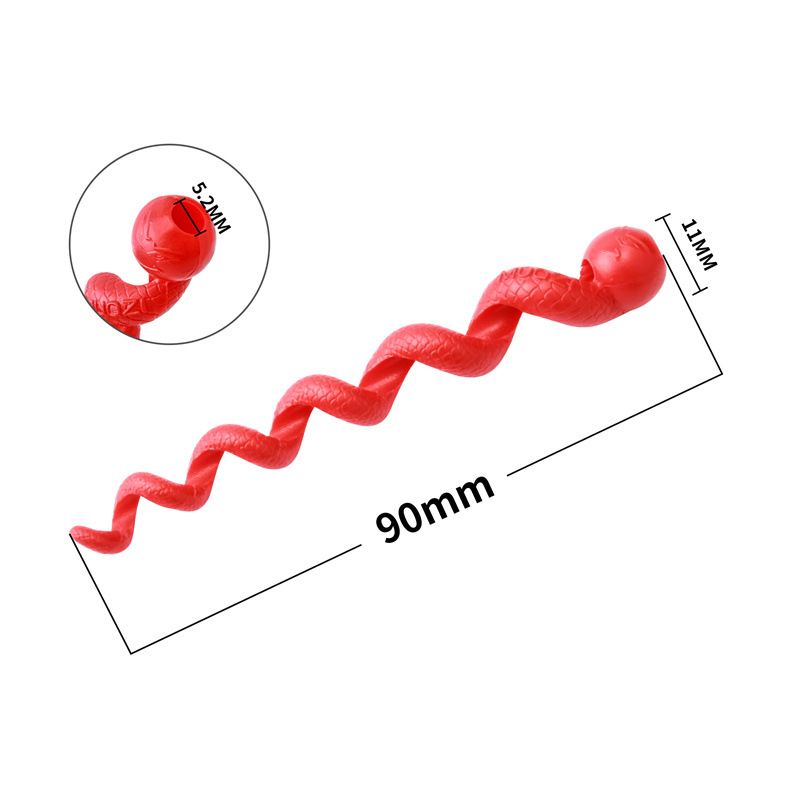 Bicycle Brake Shift Cable Housing Spiral Wound Bike Gear Brake Outer Tube Replacement Accessory-red